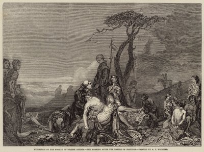 Le Matin après la bataille de Hastings - Arthur Joseph Woolmer