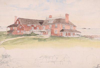 Maison en bois près de l