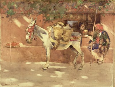 Un chemin à Grenade, 1891 - Arthur Melville