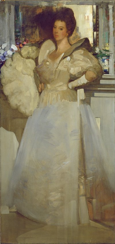 Opale et gris, portrait de Mademoiselle Rachel White, 1897 - Arthur Melville