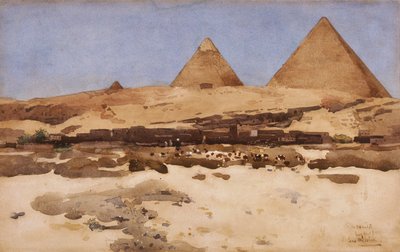 Pyramides, 1881 - Arthur Melville