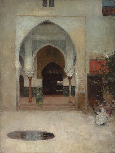 Étude pour "À la porte du sérail", vers 1890 - Arthur Melville