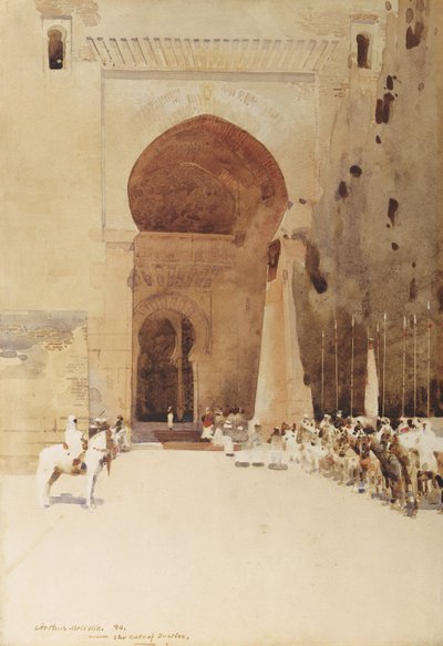 Les portes de la justice, 1890 - Arthur Melville