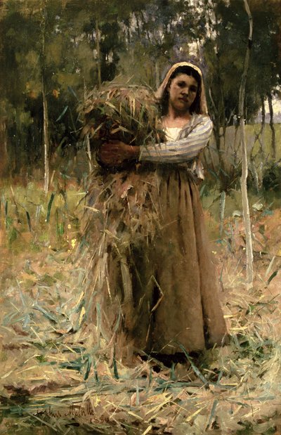 La Paysanne (La Ramasseuse de fagots) 1880 - Arthur Melville