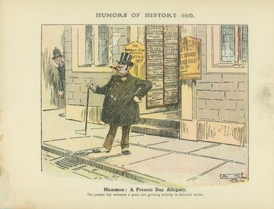 Mammon : une allégorie du présent (lithographie couleur) - Arthur Moreland