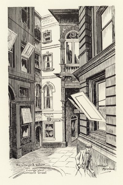 Le George & Vulture de George Yard, Lombard Street - Arthur Moreland