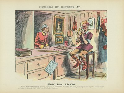 "Oncle Rufus. A.D. 1096 (lithographie couleur) - Arthur Moreland