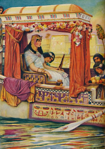 Cléopâtre - Le Serpent du Vieux Nil dans la Galère Royale, vers 1925 - Arthur Percy Dixon