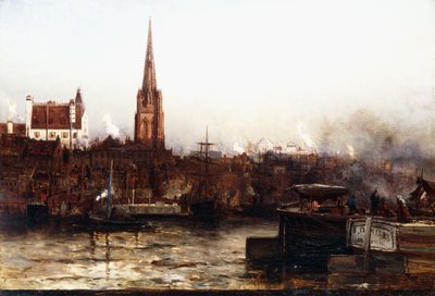 Trinity depuis la rivière, 1880 - Arthur Quartley