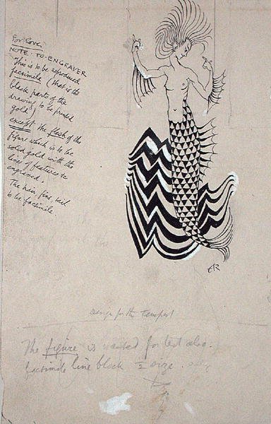 Une nymphe aquatique, illustration de couverture de 