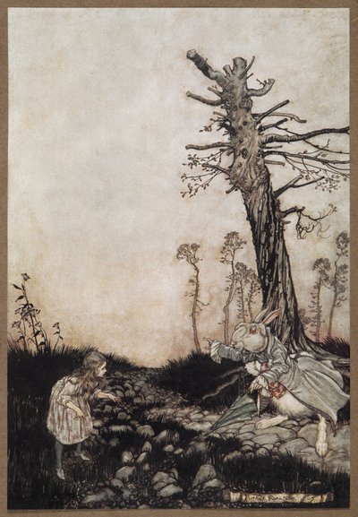 Alice et le Lapin Blanc - Arthur Rackham
