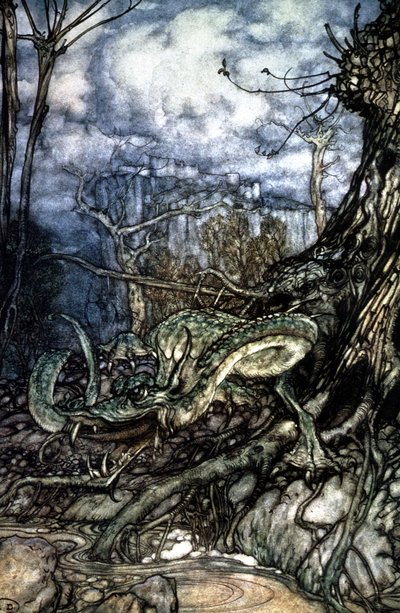 Dragon - Arthur Rackham