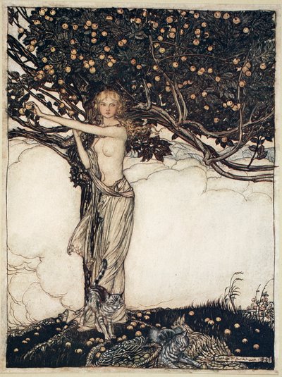 Freia, la belle - Arthur Rackham
