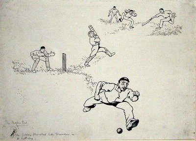 Il coupait, il dessinait, il accrochait, illustration de 