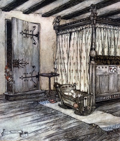 Illustration par Arthur Rackham (1867-1939) pour Le Songe d
