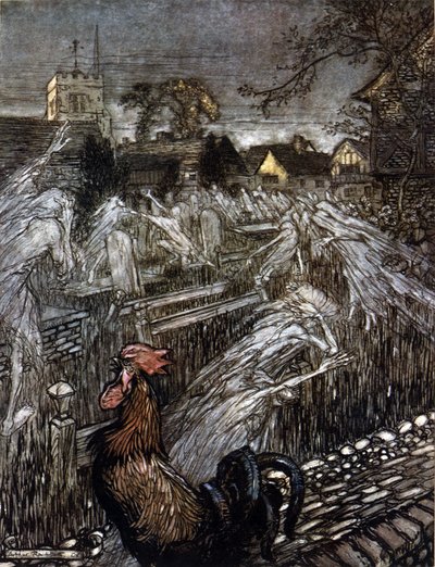 Illustration par Arthur Rackham pour Le Songe d
