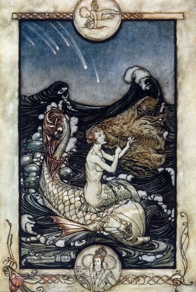 Illustration par Arthur RACKHAM (1867-1939) pour Le Songe d