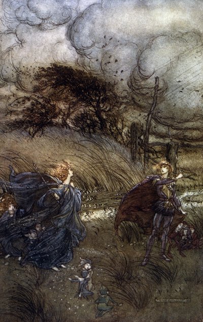 Illustration par Arthur Rackham pour Le Songe d