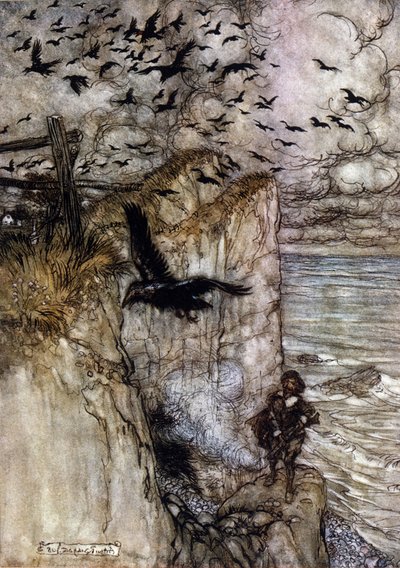 Illustration par Arthur Rackham pour Le Songe d