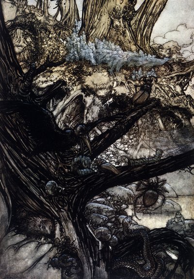 Illustration par Arthur RACKHAM pour Le Songe d