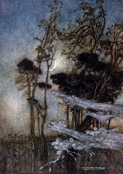 Illustration par Arthur RACKHAM pour Le Songe d