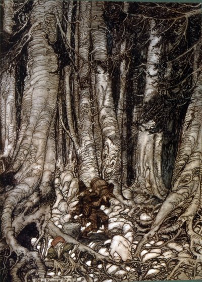 Illustration par Arthur Rakham de Rip Van Winkle, une nouvelle de l