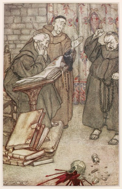 Illustration de La Pie de Rheims, 1907 - Arthur Rackham