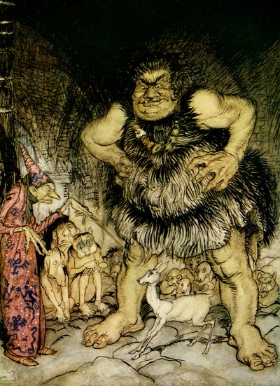 Jack le tueur de géants - Arthur Rackham