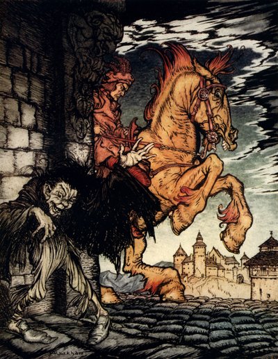 Metzengerstein par Edgar Allan Poe - Arthur Rackham