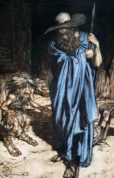 Mime et le Vagabond, 1924 - Arthur Rackham