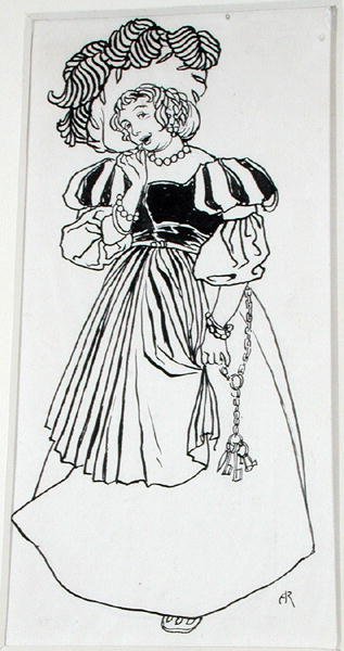 Miss Una Von-Something, illustration de 