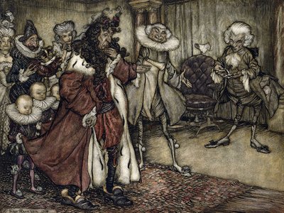 Préparer le roi - Arthur Rackham