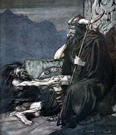 Jure-moi, Hagen, mon fils!, 1924 - Arthur Rackham