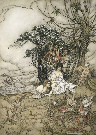 Le changelin, 1905 - Arthur Rackham