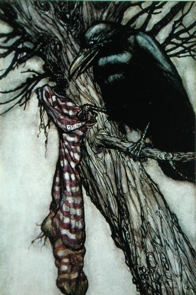 Le Corbeau, illustration de 