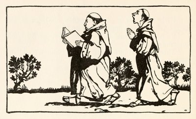 La sorcière était assise contre le mur de La frénésie de Morgan dans Contes de fées irlandais - Arthur Rackham