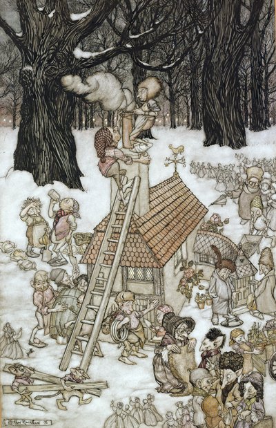 La Maison construite pour Maimie, 1906 - Arthur Rackham