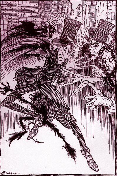 Le démon de la perversité - Arthur Rackham