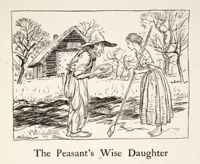La fille sage du paysan, de Petit Frère & Petite Sœur et autres contes par les frères Grimm, pub.1917 (litho) - Arthur Rackham
