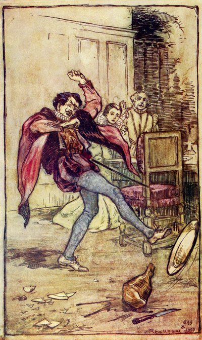La Mégère apprivoisée - Arthur Rackham