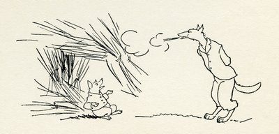 Les trois petits cochons - Arthur Rackham