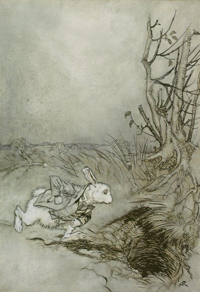 Le Lapin Blanc, illustration de 