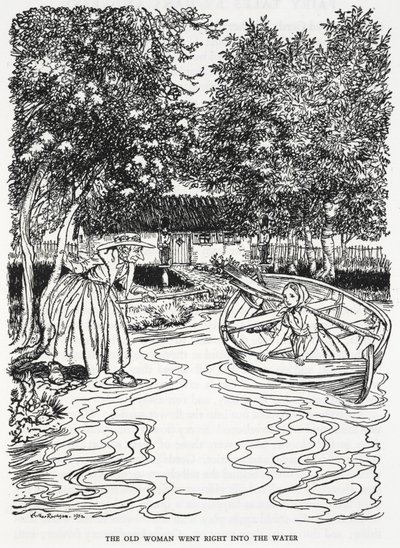 "La vieille femme est allée directement dans l