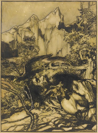 Le voyage de Thor au pays des géants - Arthur Rackham