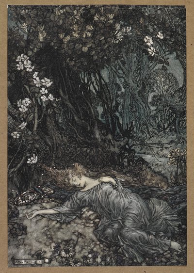 Titania endormie. Une scène de 