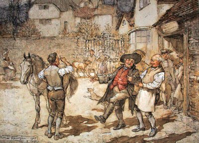 Quand un troupeau de brebis avait rapporté un profit raisonnable - Arthur Rackham