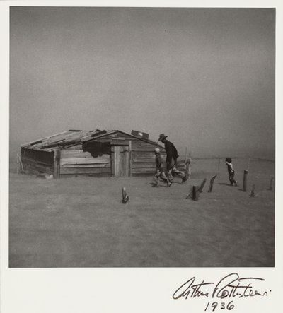 [Paysage avec maison] - Arthur Rothstein