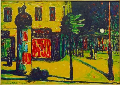 Vue de rue à Berlin - Arthur Segal