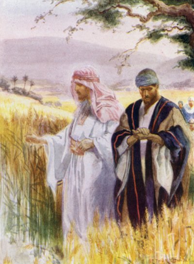 Jésus et ses disciples dans le champ de blé - Arthur Twidle