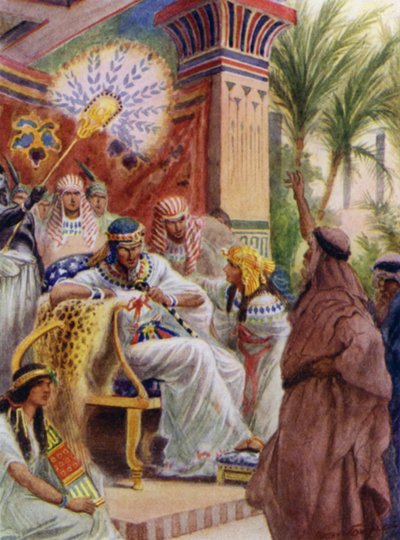 Moïse et Aaron devant Pharaon - Arthur Twidle